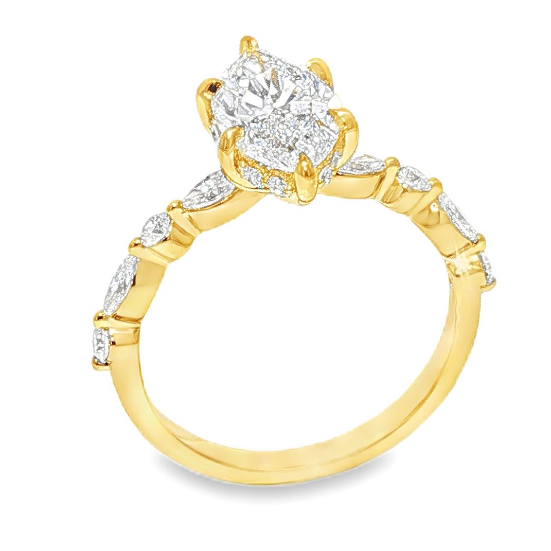 Marquise Diamond Engagement Ring 1.50 CT 70845
