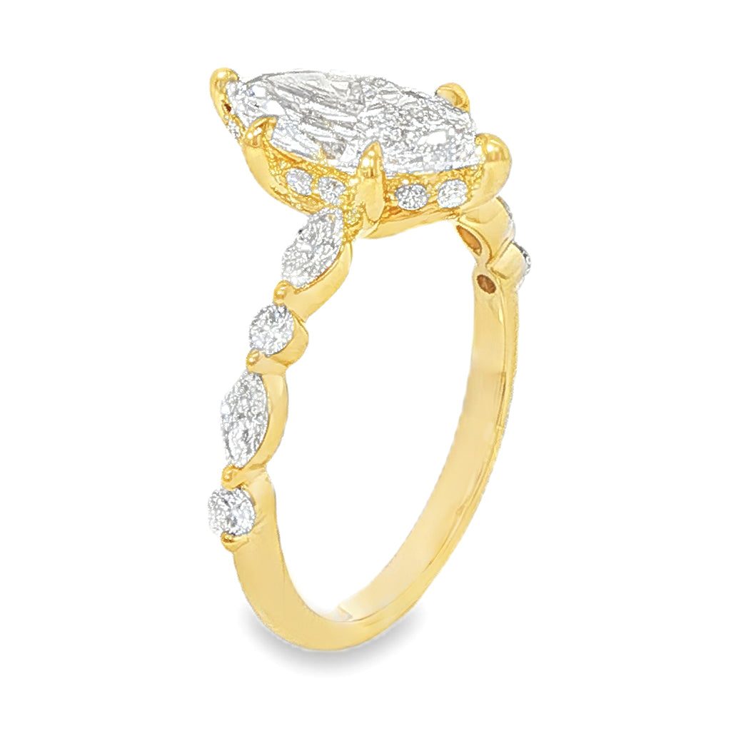 Marquise Diamond Engagement Ring 1.50 CT 70845