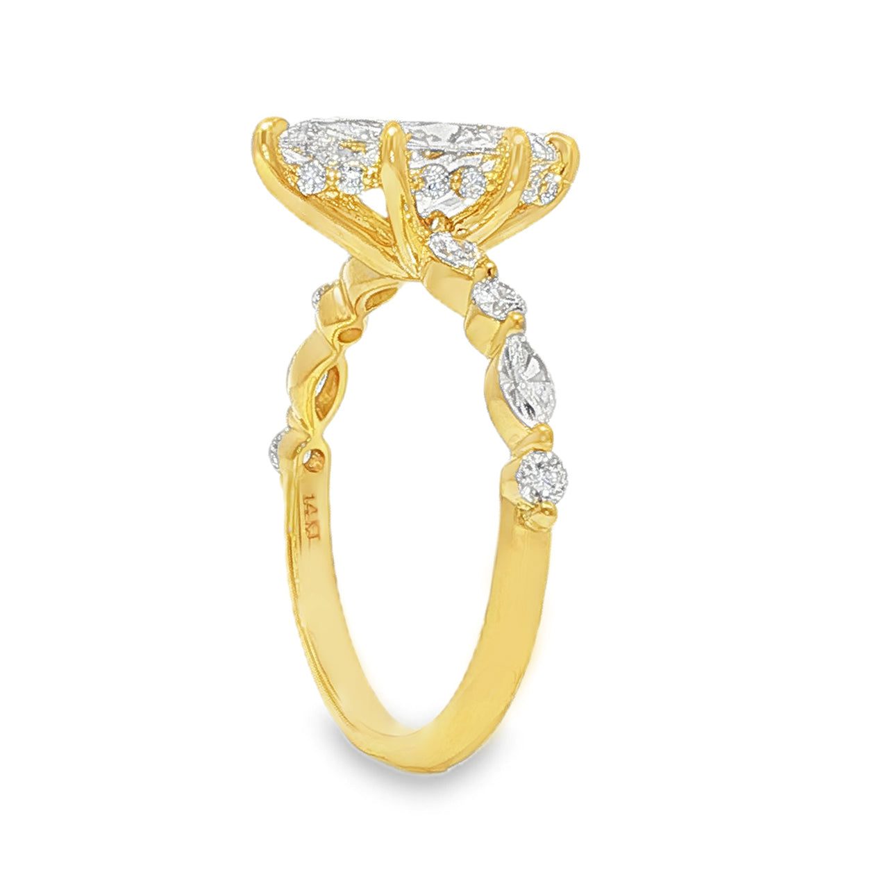 Marquise Diamond Engagement Ring 1.50 CT 70845