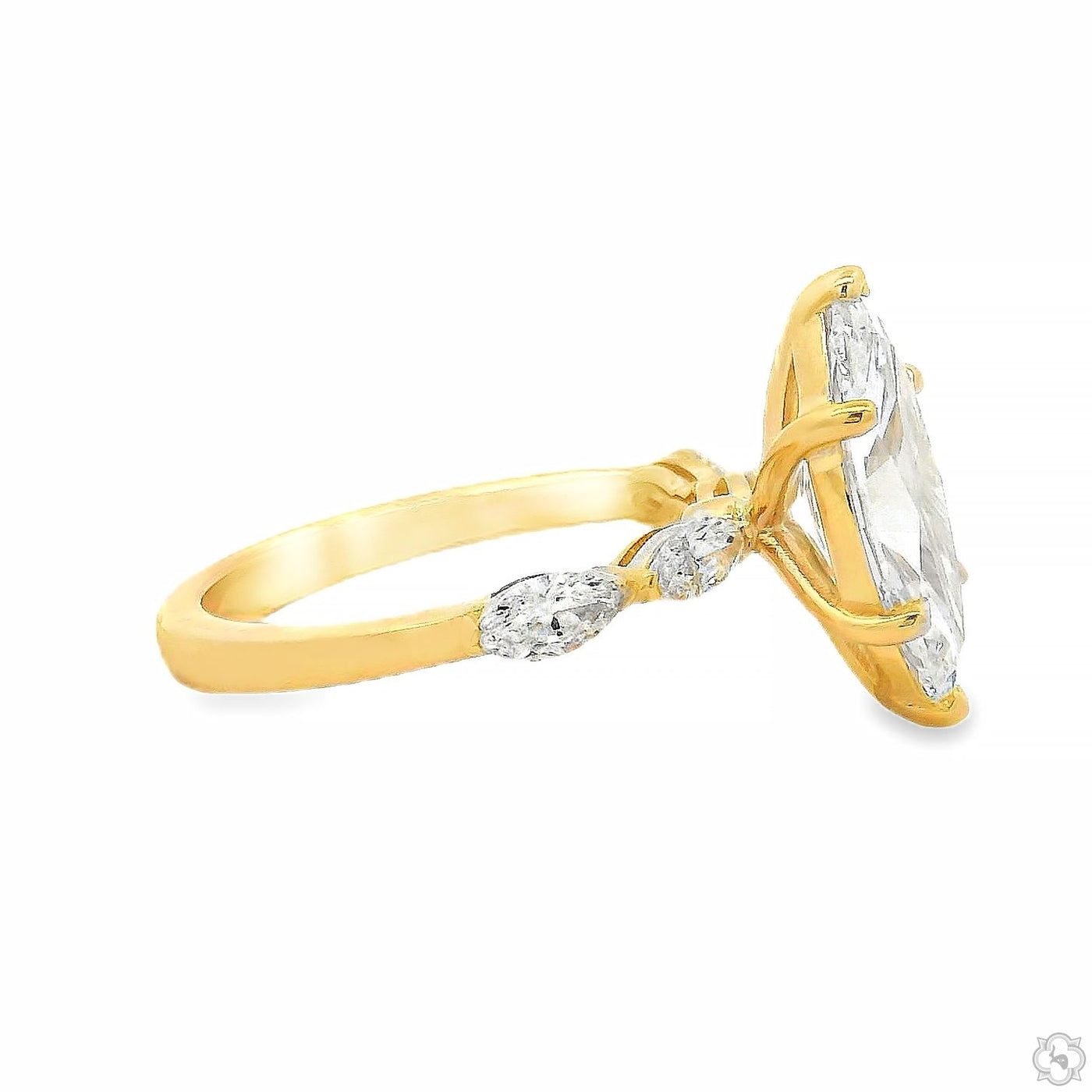 Marquise Diamond Engagement Ring 70855