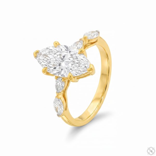 Marquise Diamond Engagement Ring 70855