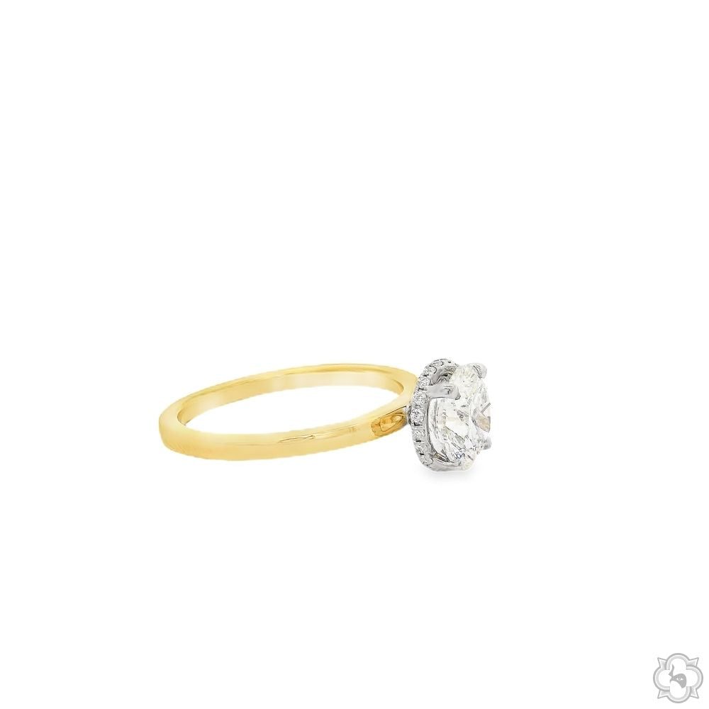 Solara Round Engagment Ring 70656