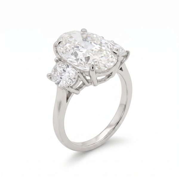 Oval Diamond Engagement Ring 70513