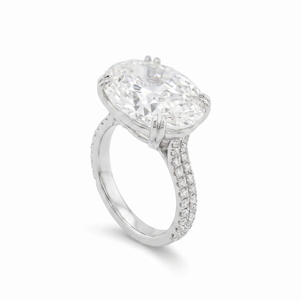 Oval Diamond Engagement Ring 70522