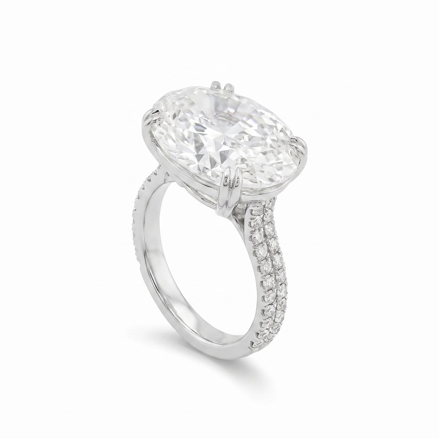 Oval Diamond Engagement Ring 70522