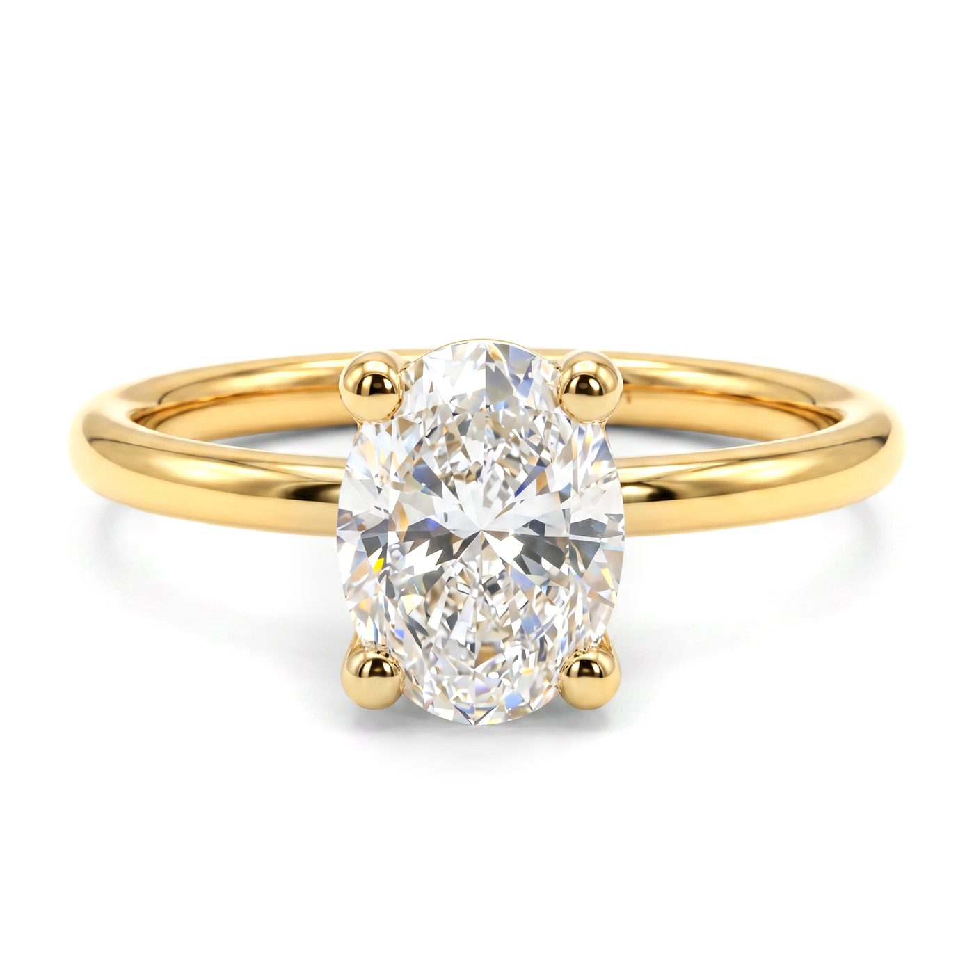 Signature Oval Diamond Engagement Ring 68837