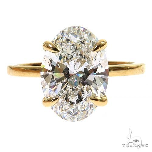 Oval Shape Diamond Engagement Ring 68838
