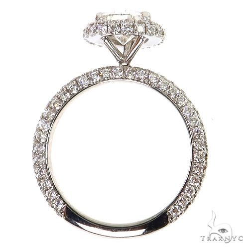 Pear Shape Halo Diamond Engagement Ring 68835