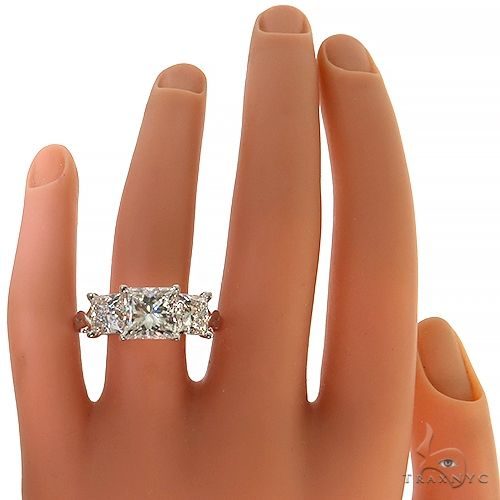 Princess Cut Diamond Engagement Ring (Lab) 68194