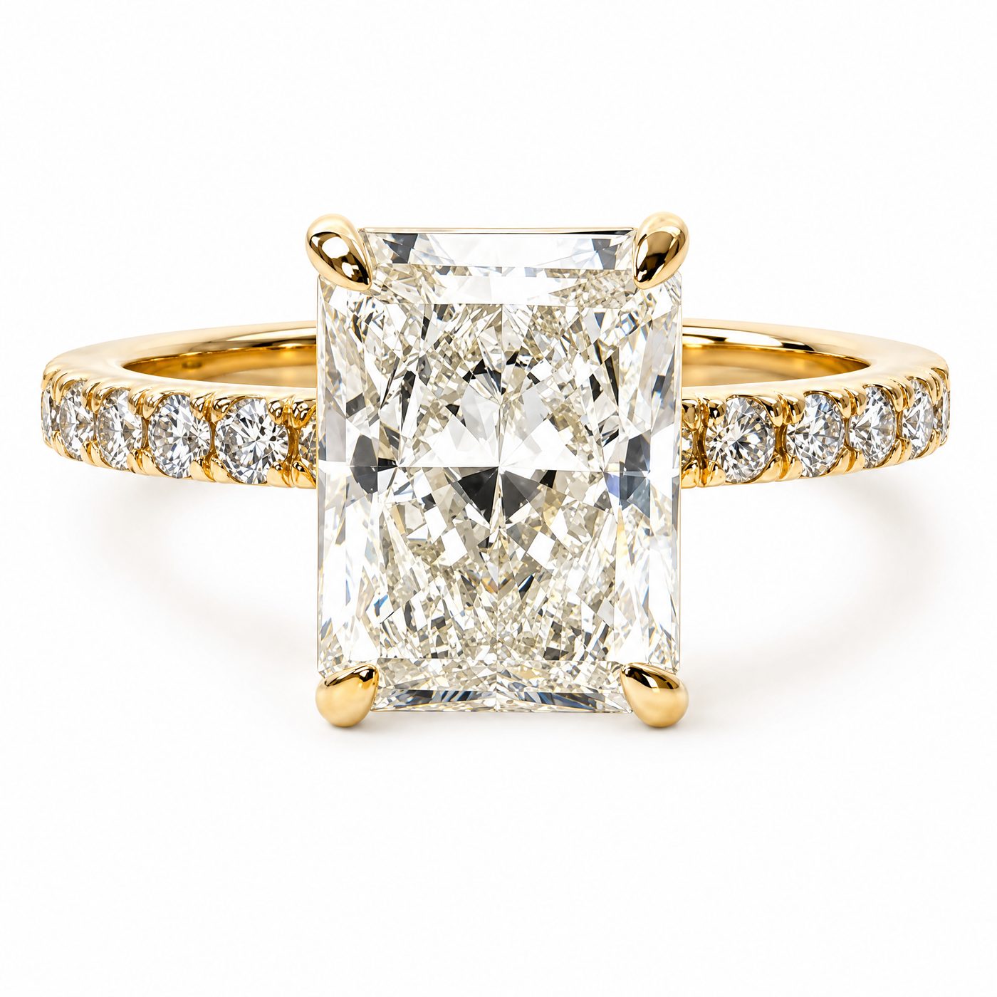 Radiant Cut Diamond Engagement Ring 68554