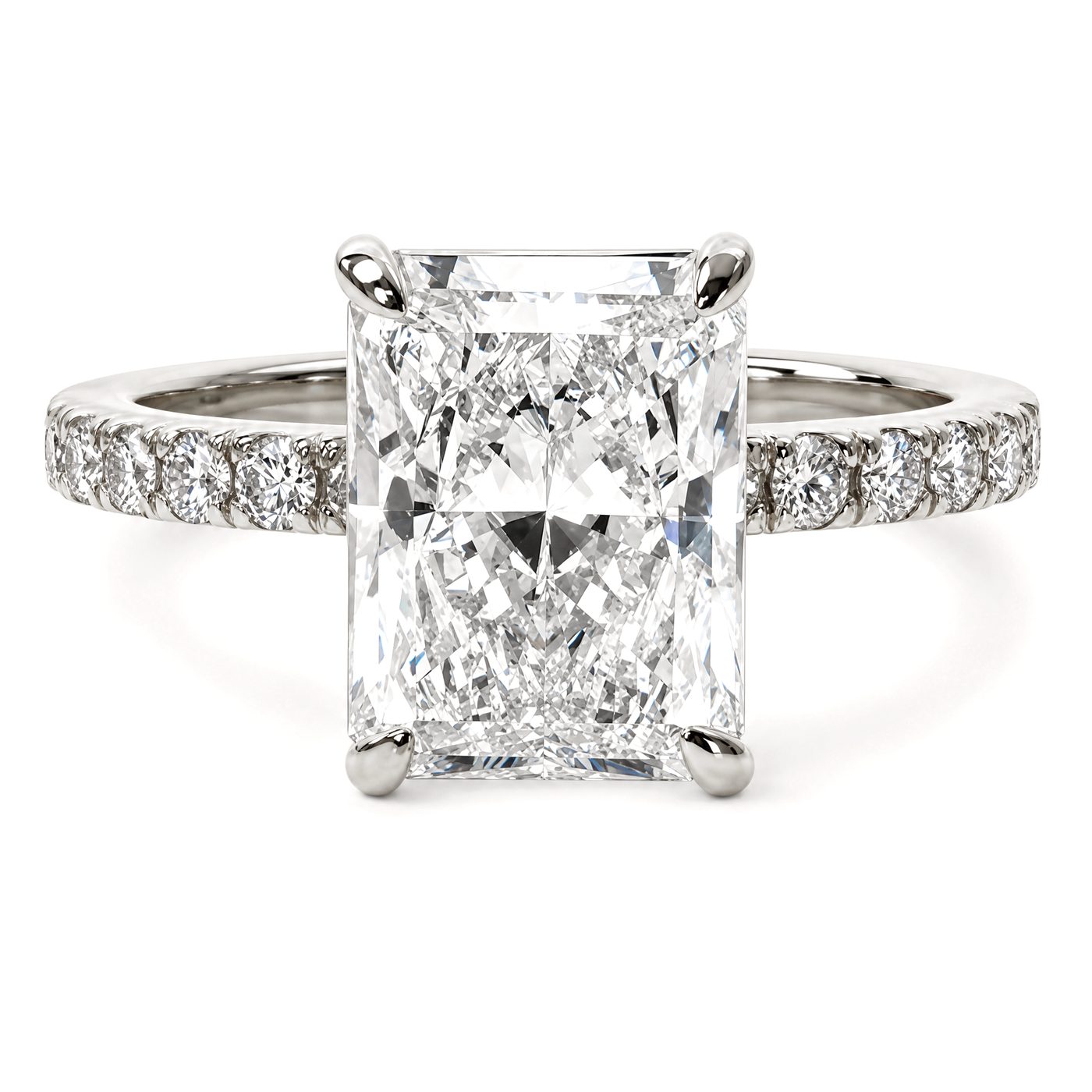 Radiant Cut Diamond Engagement Ring 68554