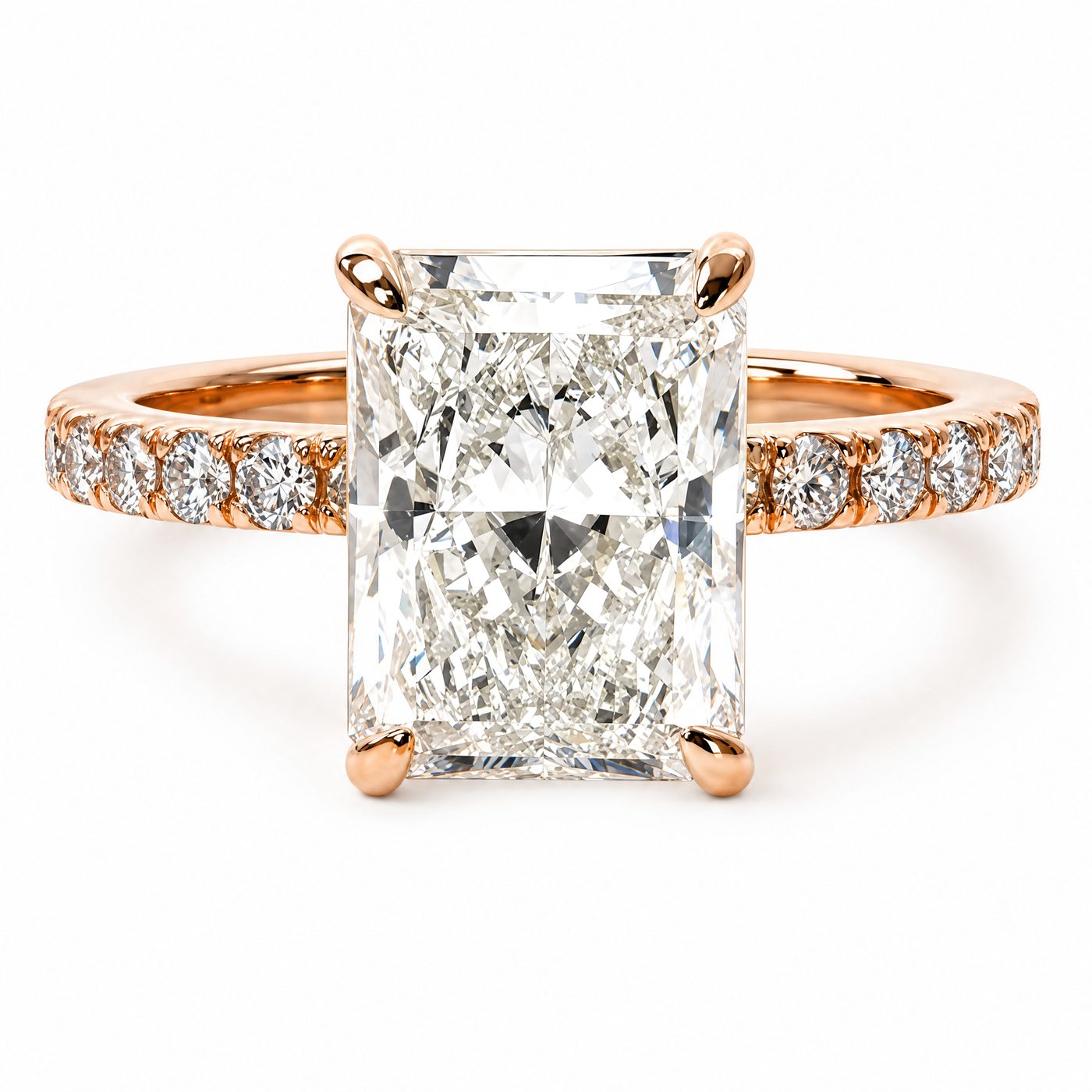 Radiant Cut Diamond Engagement Ring 68554