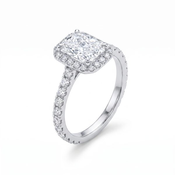 Radiant Cut Diamond Engagement Ring 68658