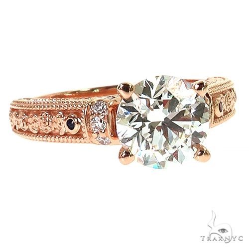 Round Cut Diamond Engagement Ring 68659