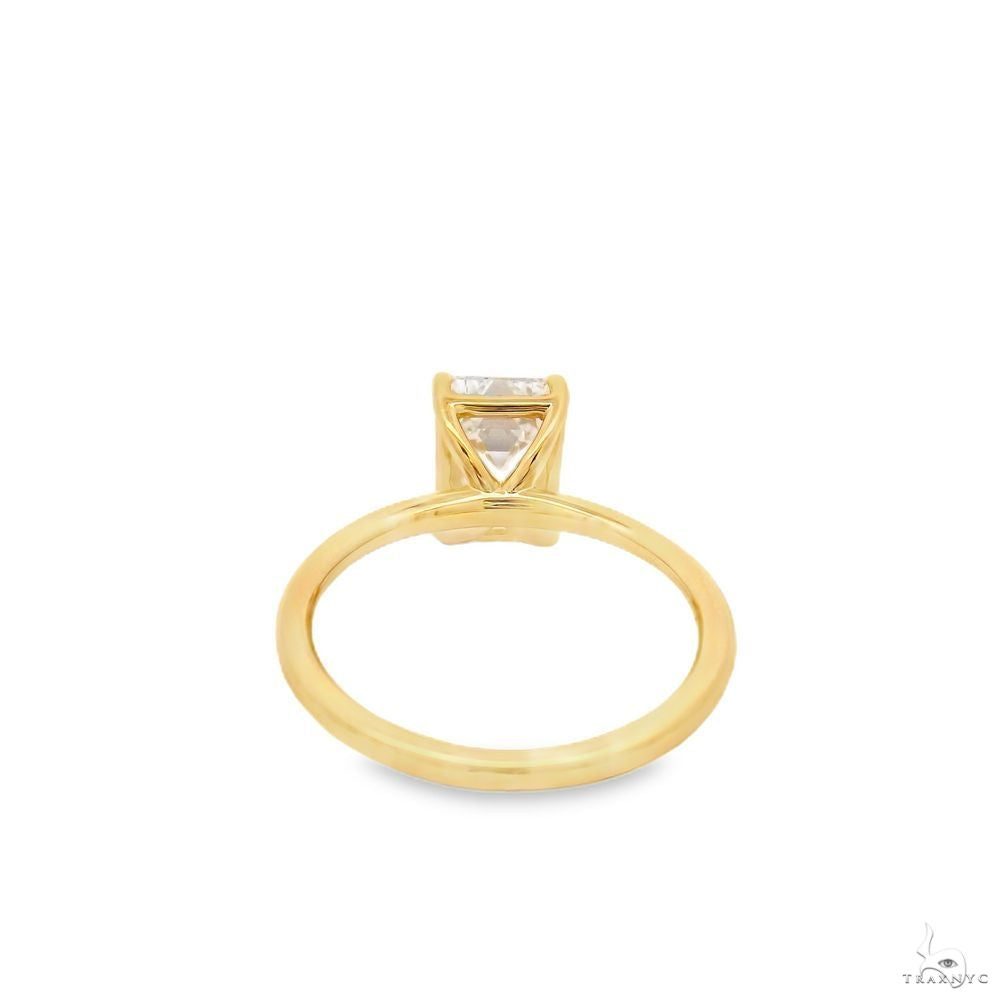 Solitaire Emerald Diamond Engagement Ring (S) 70114