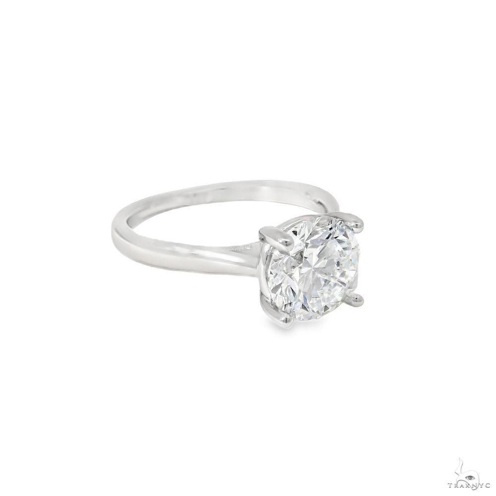 Solitaire Round Brilliant Diamond Engagement Ring 70118