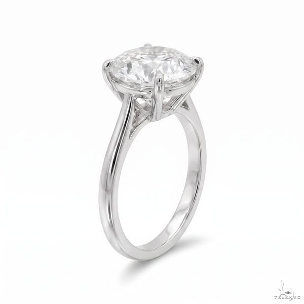 Solitaire Round Brilliant Diamond Engagement Ring 70120