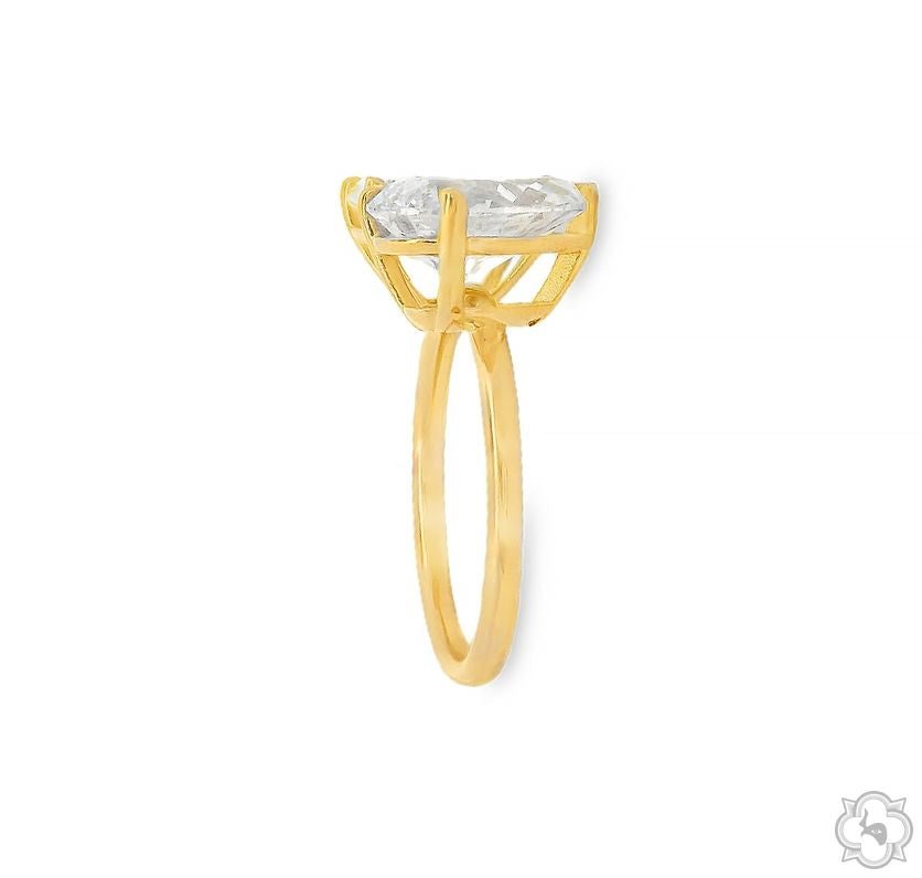 The Toi et Moi Emerald and Pear Engagement Ring 70476