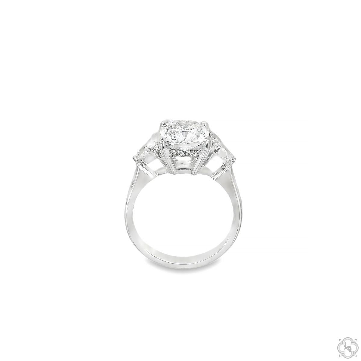 Trilogy Cushion Glow Engagement Ring 70688