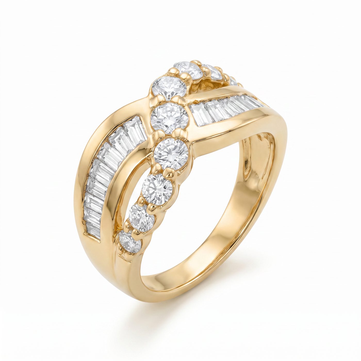 Custom Diamond Journey Ring 30978
