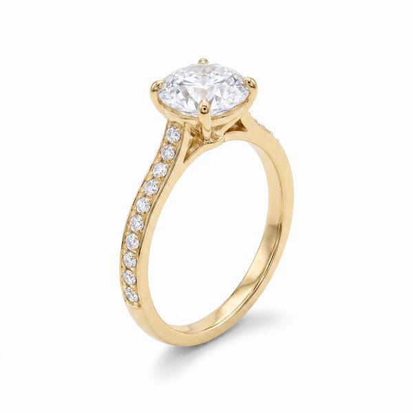 Round Diamond Engagement Ring 44527