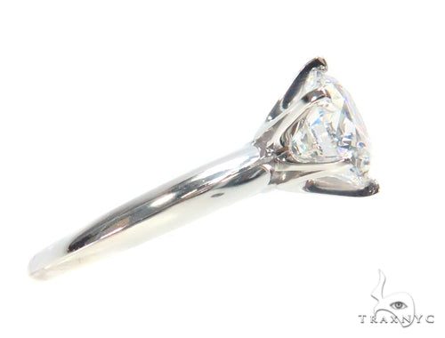 Pave Diamond Engagement Solitaire Ring 44597