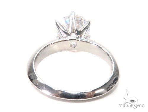 Pave Diamond Engagement Solitaire Ring 44597