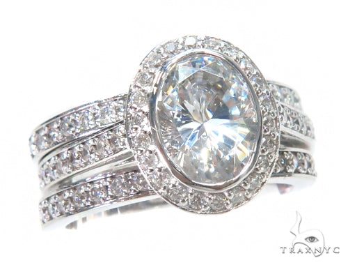 Prong Diamond Ring Set 44604