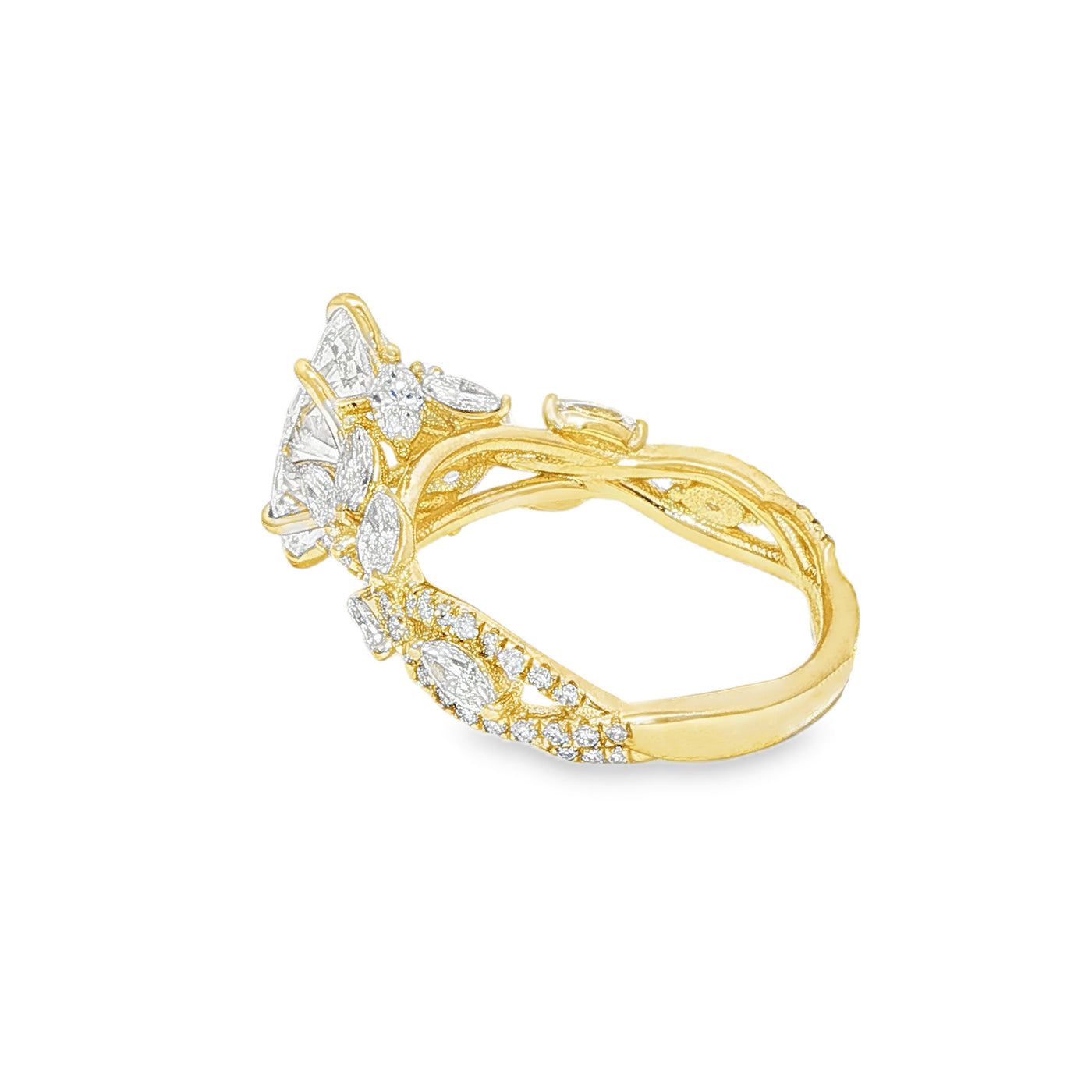 Marquise Bloom Engagement Ring 71089