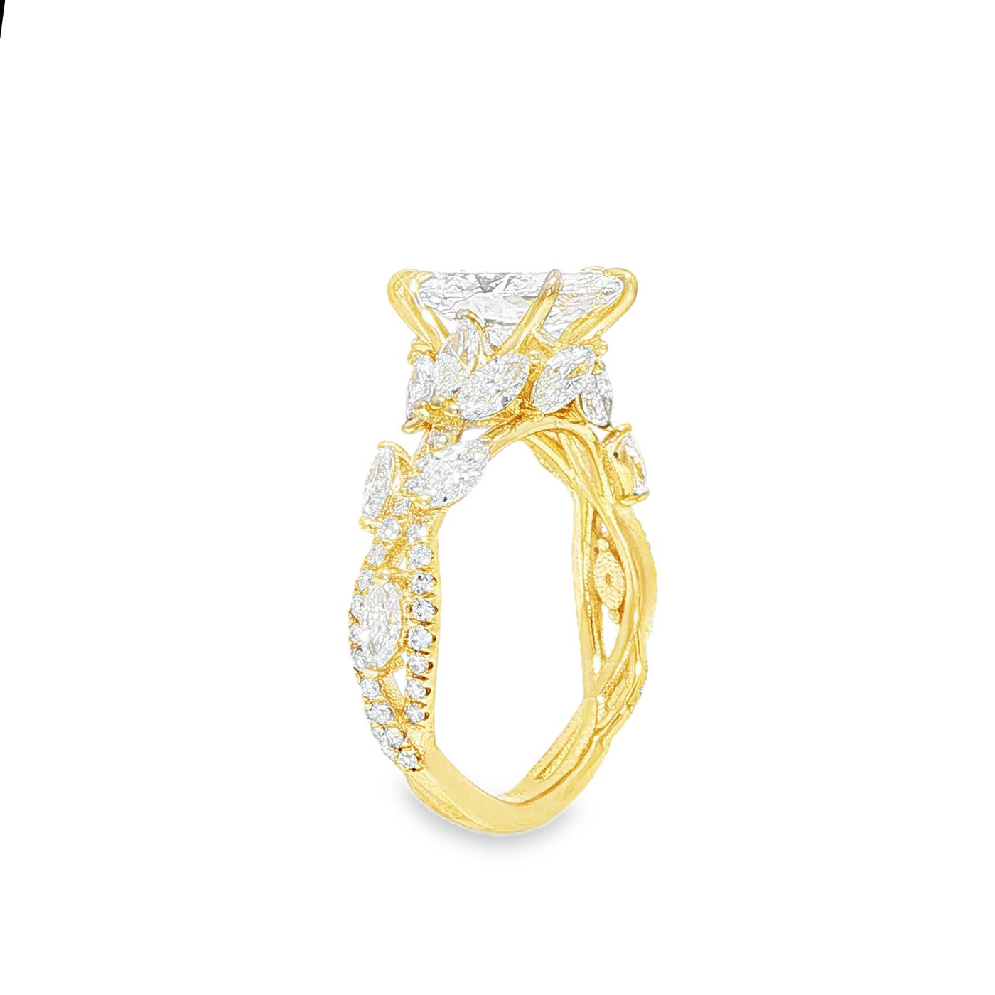 Marquise Bloom Engagement Ring 71089