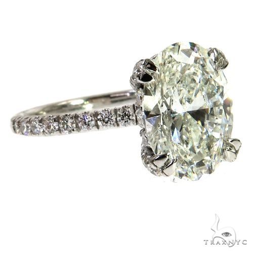Oval Shape Diamond Engagement Ring (Lab) 68286