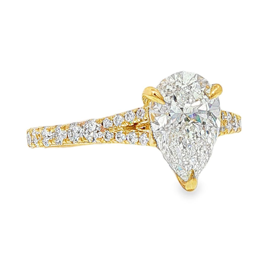 Mirabella Pear Engagement Ring 1.50Ct 71603
