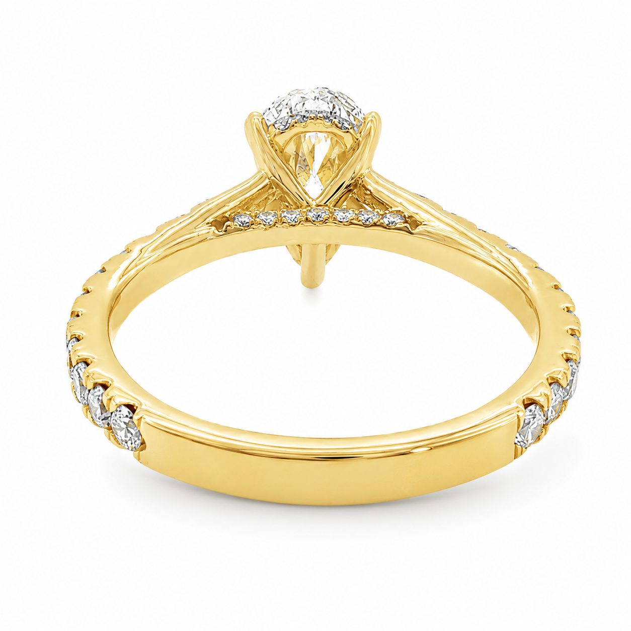 Mirabella Pear Engagement Ring 1 Ct 71608