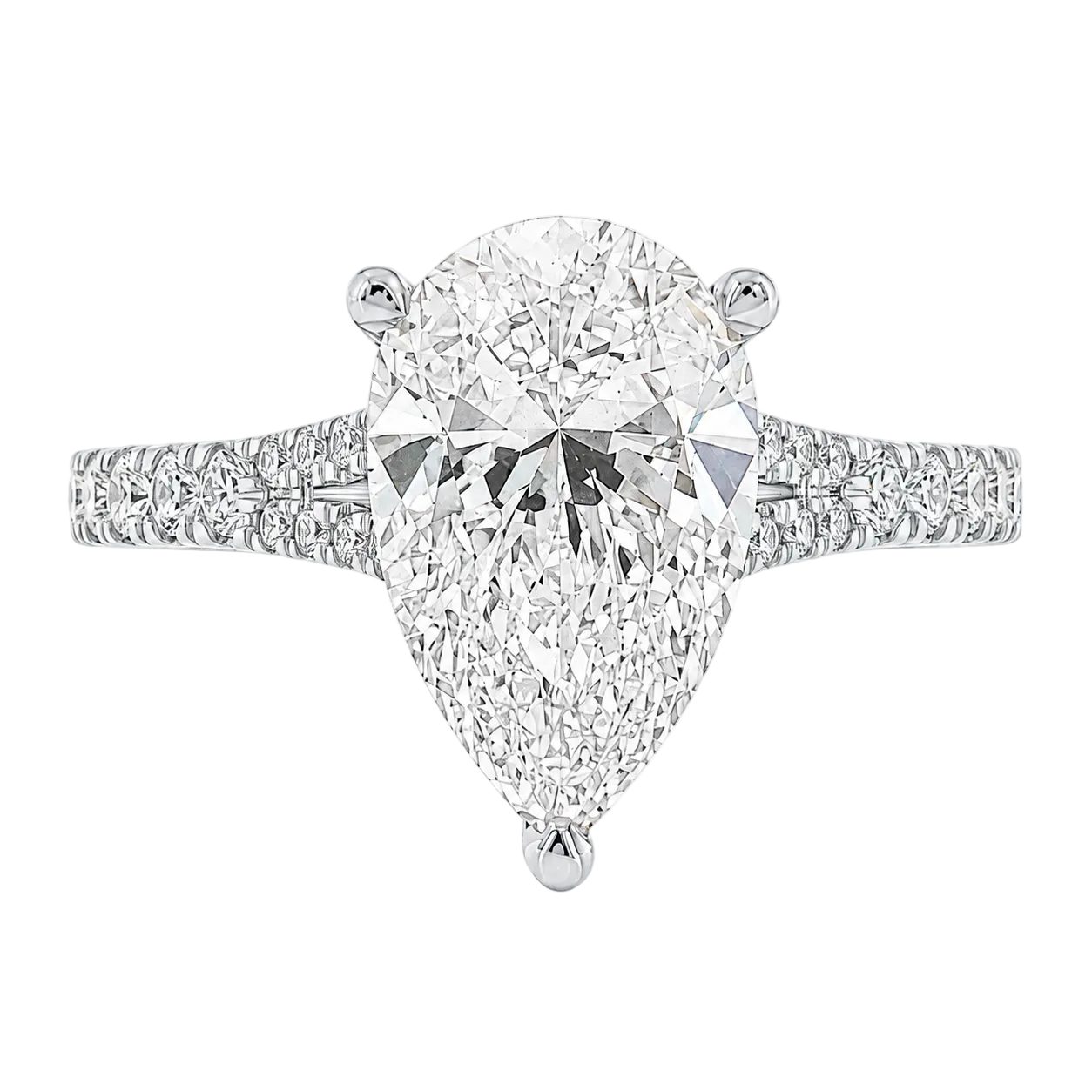 Mirabella Pear Engagement Ring 2.50 Ct 71606