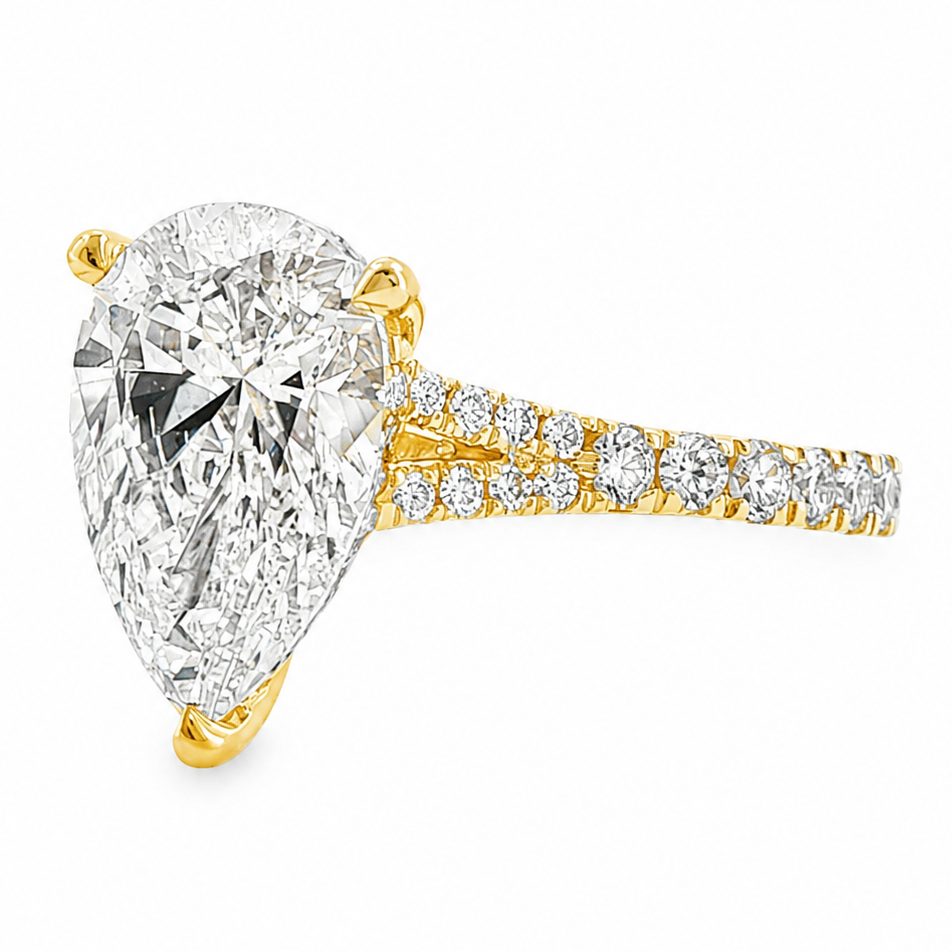 Mirabella Pear Engagement Ring 2.50 Ct 71606
