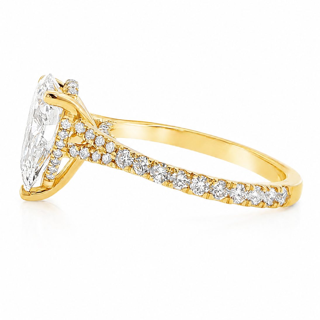 Mirabella Pear Engagement Ring 2.50 Ct 71606