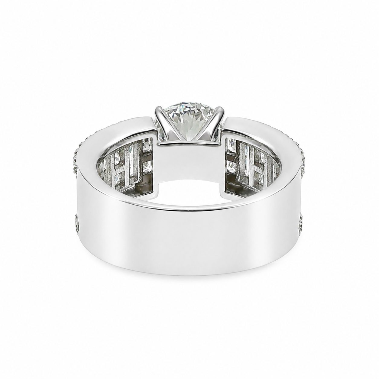 Princess & Baguette Engagement Ring 71503