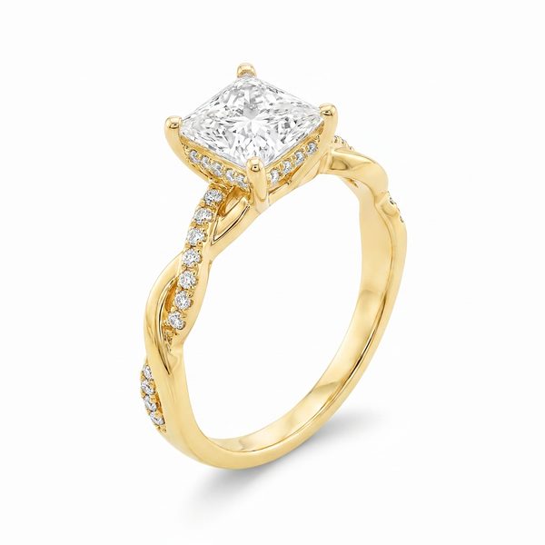 Princess Cut Diamond Engagement Ring 71575