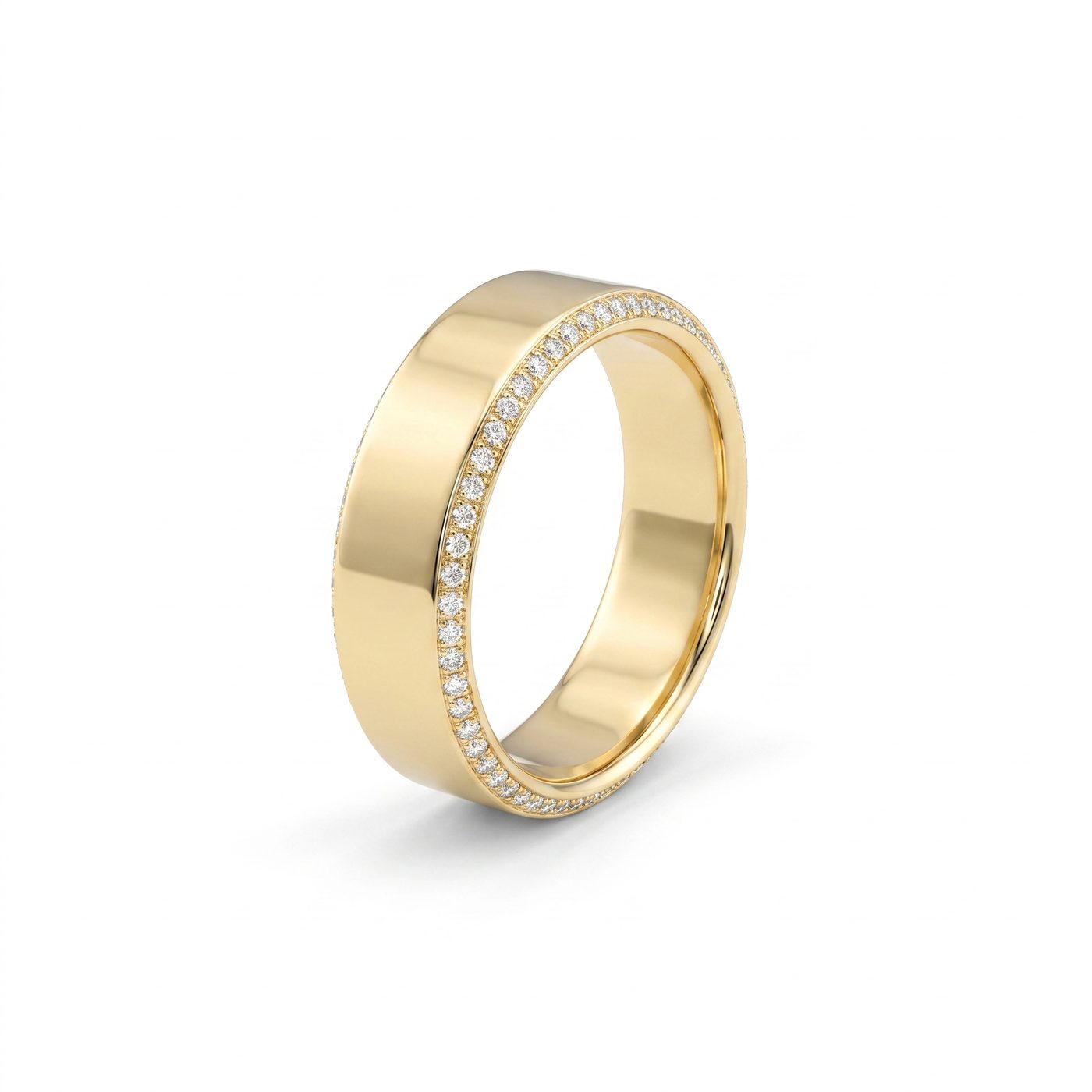 Smooth LUX Diamond Ring 8mm