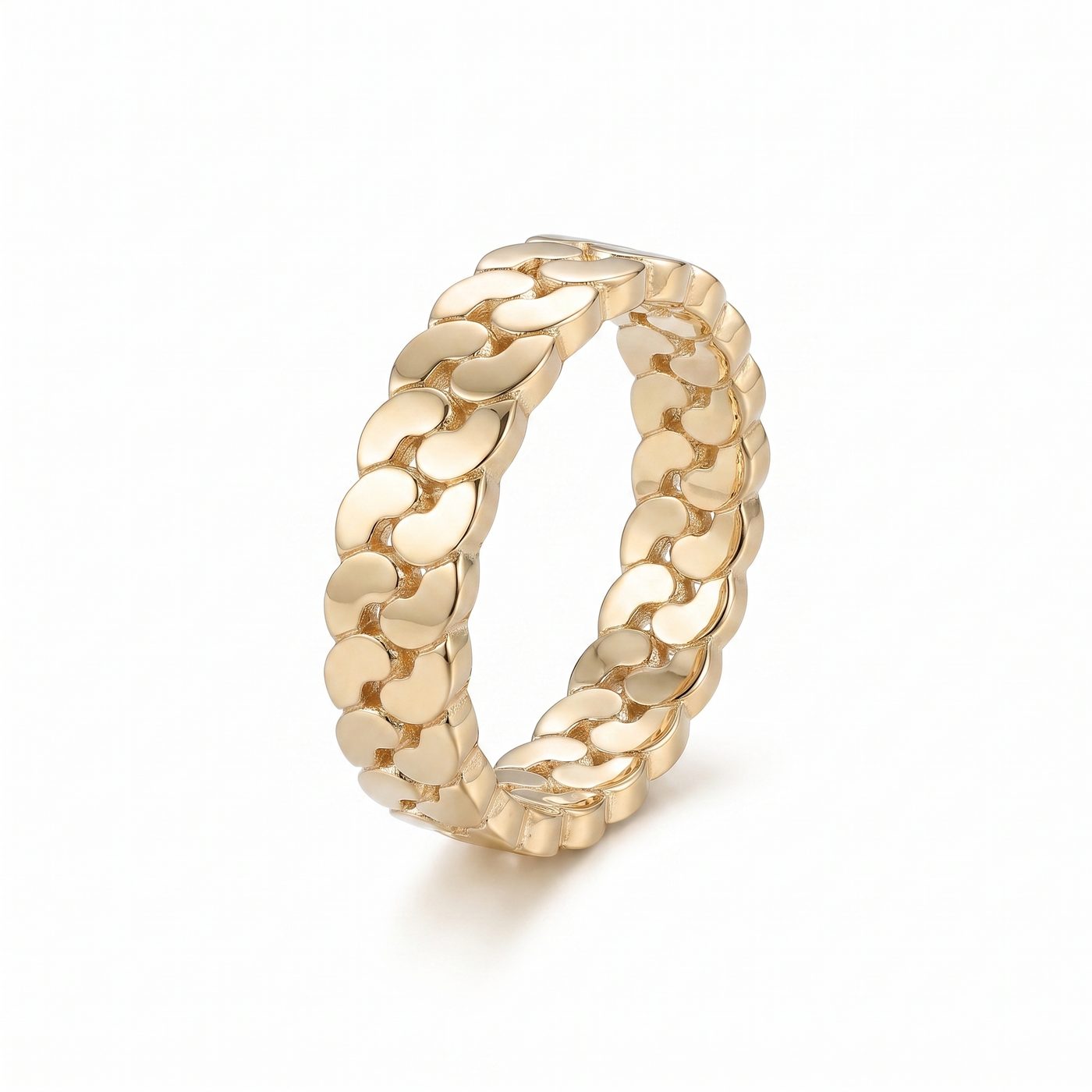 Tight Link Cuban Ring